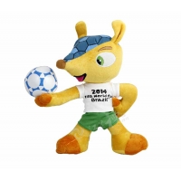 2014年世界杯福来哥毛绒玩具