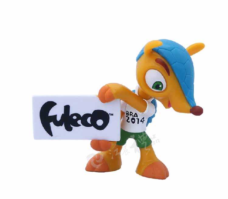 2014年世界杯福来哥3D玩偶