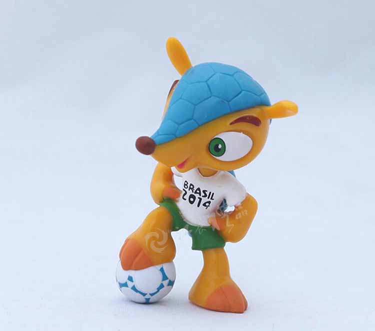 2014年巴西世界杯3D玩偶 福来哥 卡通玩具 世界杯纪念品